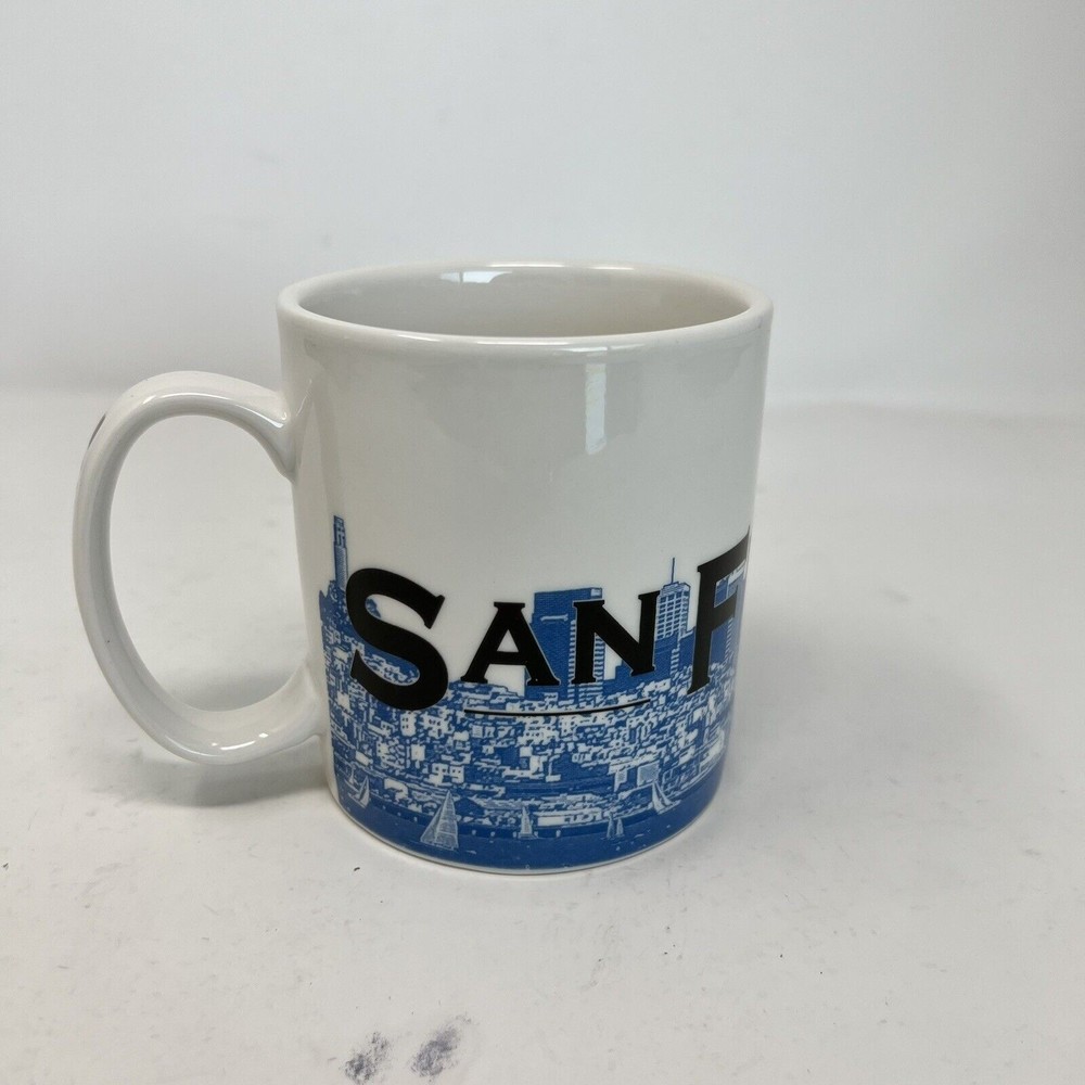 Starbucks Mug San Francisco City "City by the Bay" Coffee Skyline Series Barista